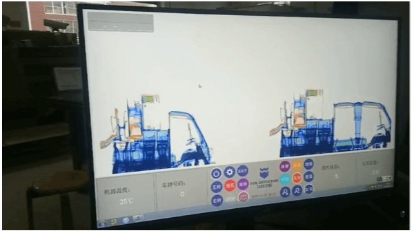 貨車通過x光安檢機是什么樣子的？